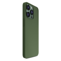 Ochranný kryt 3mk Hardy Silicone MagCase pro Apple iPhone 13 Pro, graphite green