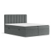 Tmavě šedá boxspring postel s úložným prostorem 180x200 cm Novento – Maison de Rêve