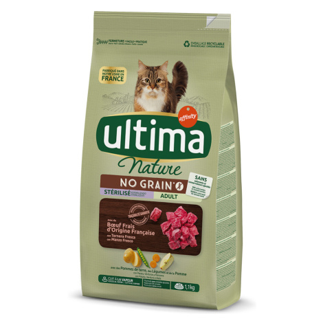 Ultima Nature No Grain Sterilized Beef - 4 x 1,1 kg Affinity Ultima