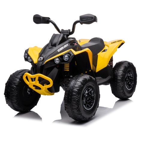 Mamido Dětská elektrická čtyřkolka Can-Am Renegade | R/C | 180W | 4x4 | 12V14Ah | EVA žluté