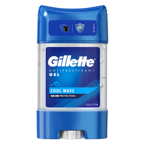 Gillette Deodorant-Antiperspirant Čirý gel Cool Wave Pro muže