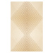 Béžový vlněný koberec 133x180 cm Chord – Agnella
