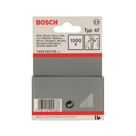 BOSCH Hřebíčky, typ 47 1,8 × 1,27 × 23 mm 1.609.200.378