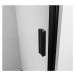 POLYSAN ZOOM BLACK sprchové dveře do niky 900, čiré sklo, levé ZL4915BL-01