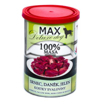 Max Deluxe Dog konzerva Srnec, daněk a jelen 400g