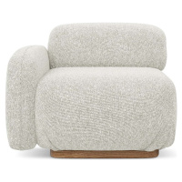 Krémový modul pohovky (levý roh) Ailani – Makamii