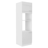 Kuchyňská Skříňka Lara 60dpm-210 2f Bb Mdf  Bílá Lesk