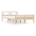 Rám postele masivní dřevo 160 × 200 cm, 814829