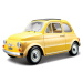Bburago 1:24 Fiat 500 F 1965 žlutá