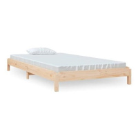 Stohovatelná postel 90 × 200 cm masivní borovice, 820392