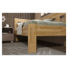 Rohová dřevěná postel Elisa, pravý roh, provedení D1, 120x200 cm