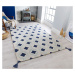 Flair Rugs koberce Kusový koberec Nappe Marco Blue - 120x170 cm