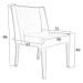 Luxxer Designová židle Arely různé barvy