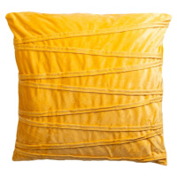Žlutý dekorativní polštář JAHU collections Ella, 45 x 45 cm