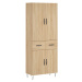 vidaXL Skříň highboard dub sonoma 69,5 x 34 x 180 cm kompozitní dřevo