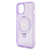 Zadní kryt Guess IML Ring Stand Glitter MagSafe pro Apple iPhone 15, purple