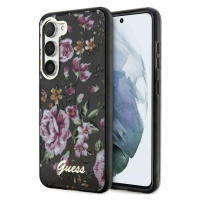 Kryt Guess Samsung Galaxy S23 black hardcase Flower Collection (GUHCS23SHCFWSK)