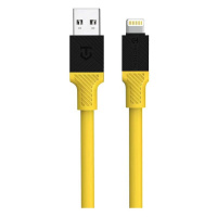 Tactical Fat Man kabel USB-A/Lightning (1m) žlutý