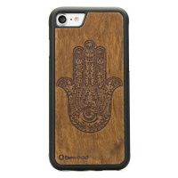 Pouzdro Bewood pro iPhone 7/8/SE 2020/2022 Hamsa Imbuia