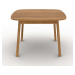 Jídelní stůl z dubového dřeva v přírodní barvě 90x160 cm Twig – The Beds