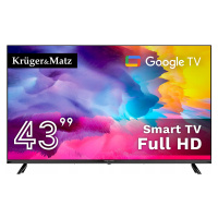 Kruger&Matz 43 Fhd Google Tv DVB-T2/T/C H.265 Hevc