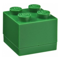 LEGO® mini box 4 - tmavě zelená 46 x 46 x 43 mm