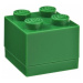 LEGO® mini box 4 - tmavě zelená 46 x 46 x 43 mm