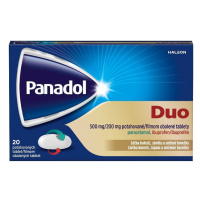 Panadol DUO tablety pro úlevu od bolesti, 20 tablet