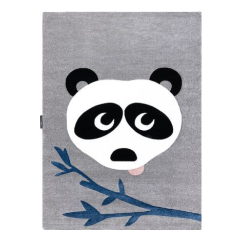 Dětský kusový koberec Petit Panda grey FOR LIVING