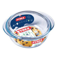 Skleněná zapékací mísa PYREX s víkem Ø18cm/1,3l