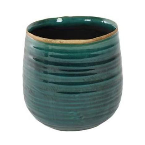 Obal IRIS keramika tyrkysová 15cm Ter Steege
