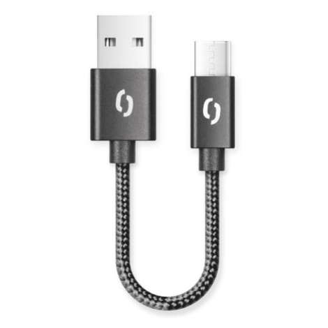 Kabel Aligator Premium 2A, USB-C na USB, 50cm, černá