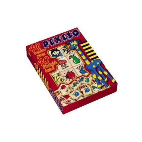 Detoa Dřevěné hračky dřevěné hry Pexeso