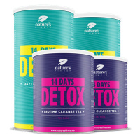 Detox Tea Box | 2+2 | Bylinný čaj pro hubnutí a detoxikaci | Mate, Fenykl, Lékořice, Lopuch, Řec