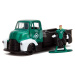 Autíčko Chevy COE 1952 DC Jada kovové s otevíratelnými dveřmi a figurka Green Lantern délka 12 c