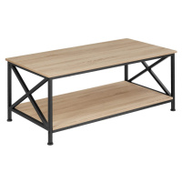 tectake 404437 konferenční stolek pittsburgh - Industrial světlé dřevo, dub Sonoma - Industrial 