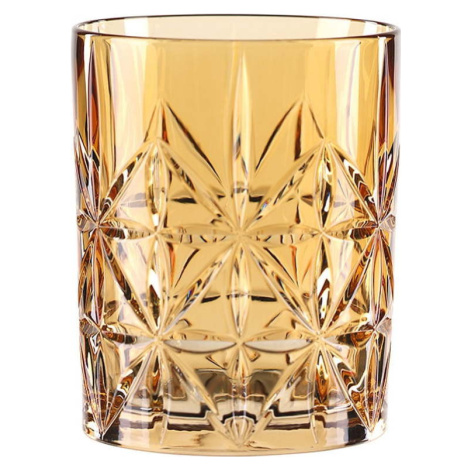Oranžová sklenice na whisky z křišťálového skla Nachtmann Highland Amber, 345 ml