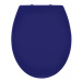Ridder 02101133 MIAMI WC sedátko, soft close, PP termoplast - modrá 44,3 × 37 cm