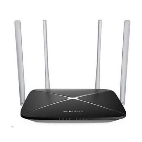 MERCUSYS AC12 WiFi5 router (AC1200, 2, 4GHz/5GHz, 3x100Mb/s LAN, 1x100Mb/s WAN)