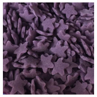Cukrové zdobení fialové hvězdy 60g - Scrumptious