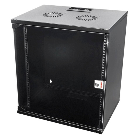 ROLINE 19" rozvaděč 12U, závěsný, stavebnice Basic, 540 × 400, černý