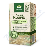 Ovesná koupel s olejem z konopí 6x30g TOPNATUR