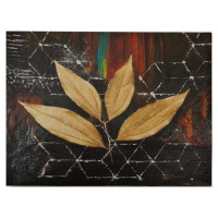 Ručně malovaný obraz 100x70 cm Leaf – Wallity