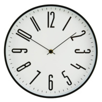 Nástěnné hodiny 30 cm, černé