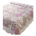 Eurofirany Přehoz na postel 220 cm × 240 cm EVA 03 - růžová/krém