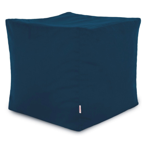 Plyšová taburetka granátová