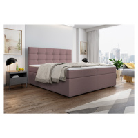 Expedo Čalouněná postel boxspring SALMA + vrchní matrace, 180x200, inari 52