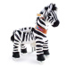 PonyCycle Mechanický jezdící kůň (na kolečkách) pro děti - zebra varianta: Velikost 4