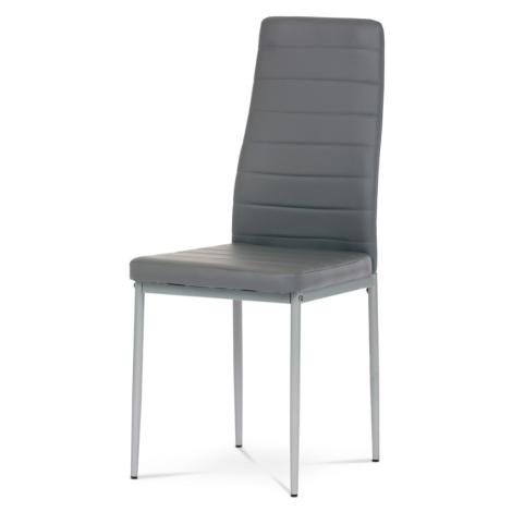 Jídelní židle KARASMONTA, šedá ekokůže Autronic