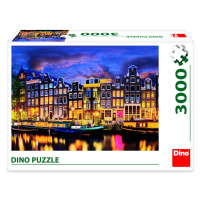Puzzle Amsterdam 3000 dílků - Dino